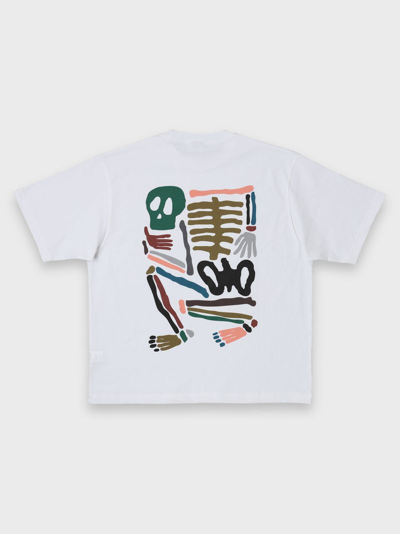 stockholm syndrome（ストックホルムシンドローム）の「グリースカルTシャツ - ホワイト（トップス）」