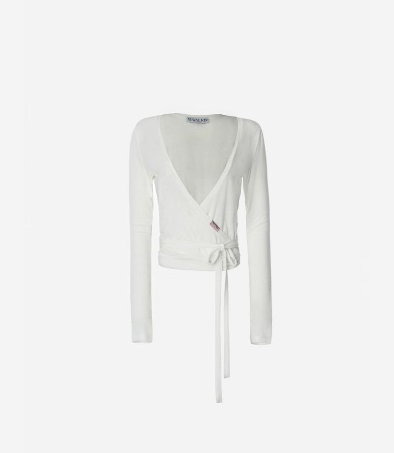 Swan Sheer Wrap Cardigan