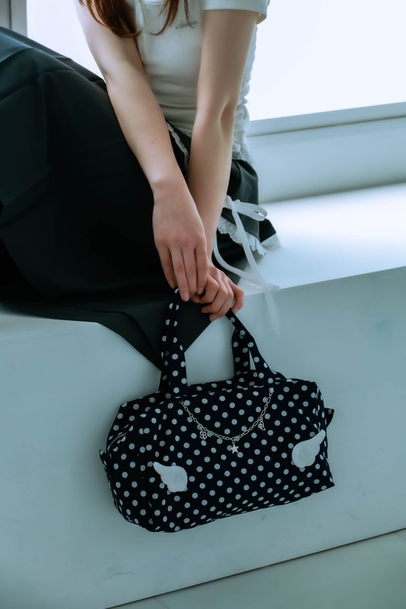 angel dot bag (black)