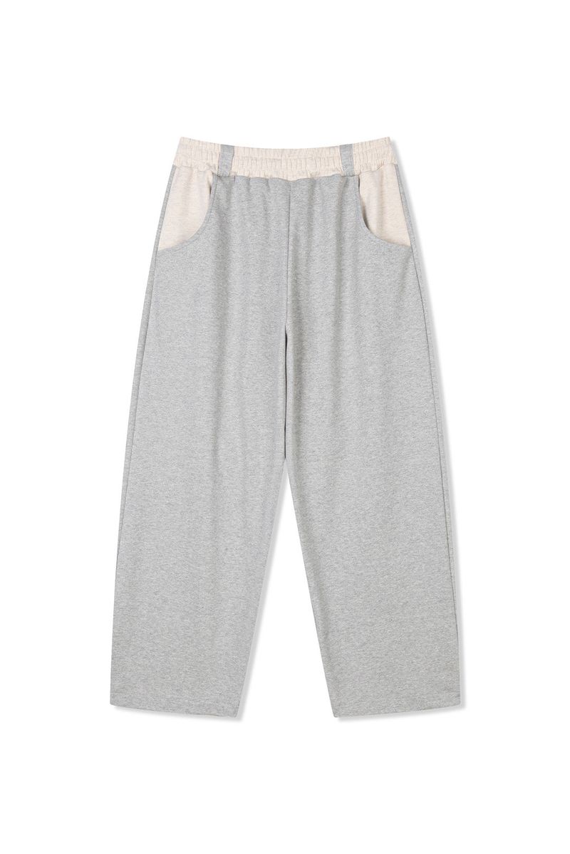 Peanut color matching pocket sweatpants