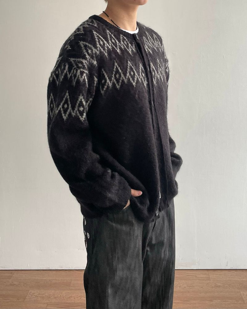Woolf Argyle Cardigan