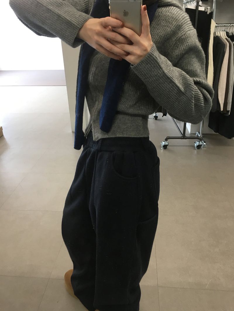 Peach Pintuck Jogger Pants (7color)
