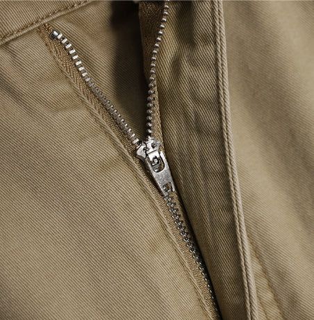 Radic Washed Zipper Cargo Wide Pants