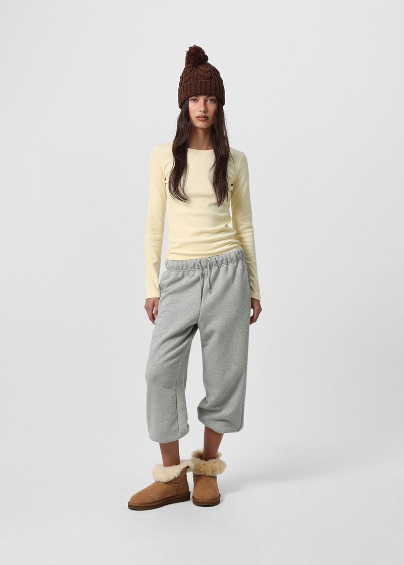 [B-BASIC] Soft Sweat Bermuda Elastic Pants