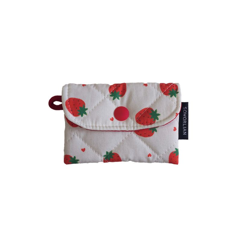 Soworlian（ソウォリアン）の「Simple Card wallet _Heart Strawberry（Smartphone Accessories）」