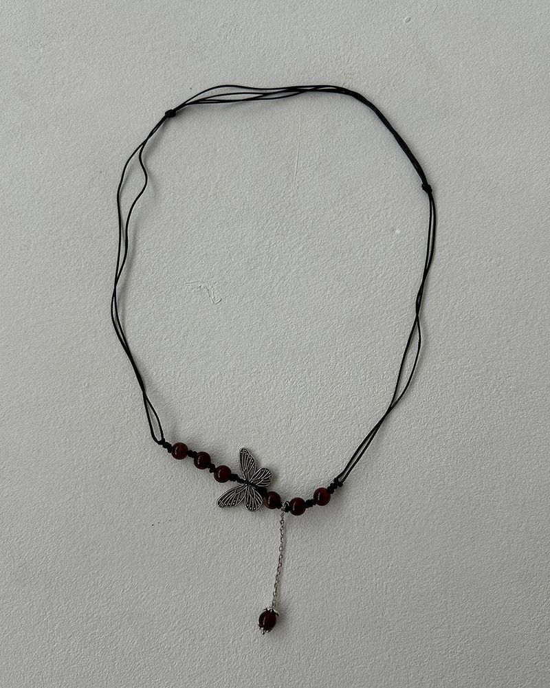 Nabi Ethnic Gemini String Adjustable Knot Necklace