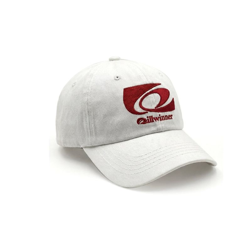 KILLWINNER Embroidered Baseball Cap, Adjustable Pure Cotton Sun Hat, Korean Style