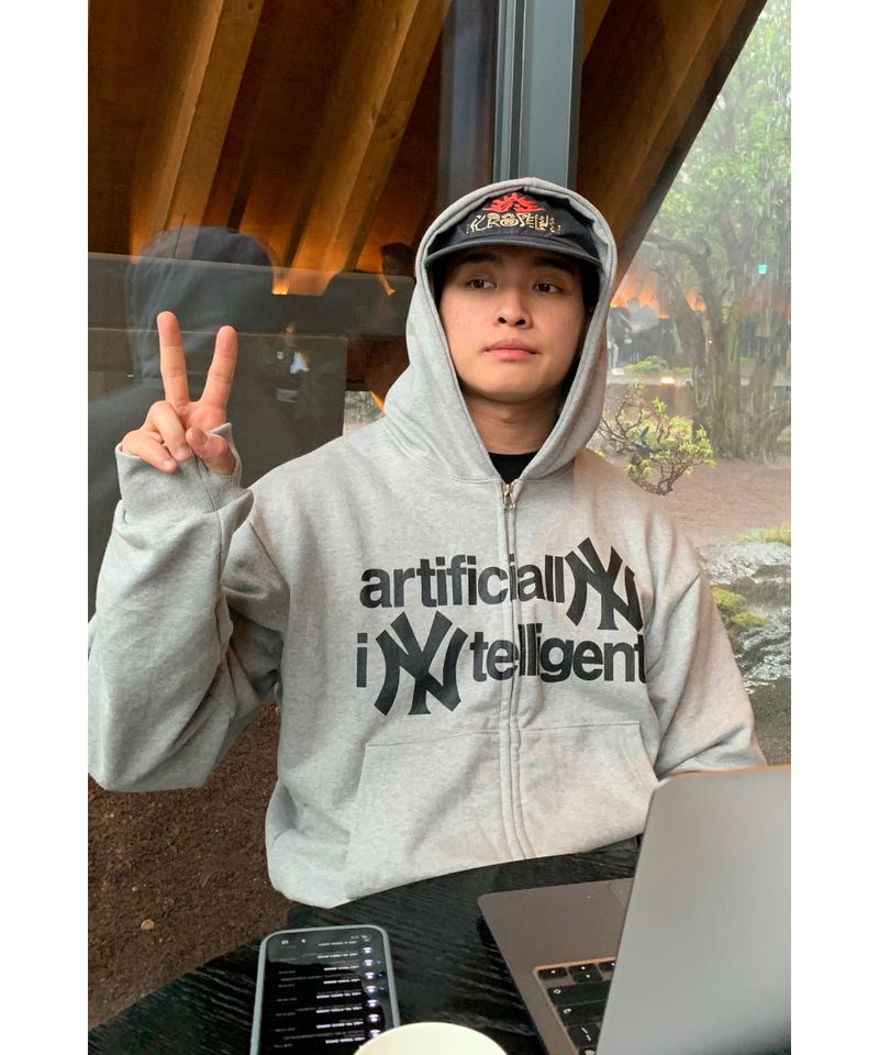 NY Crop Hood Zip-Up