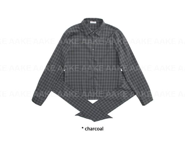 SIDE STRAP CHECK SHIRT