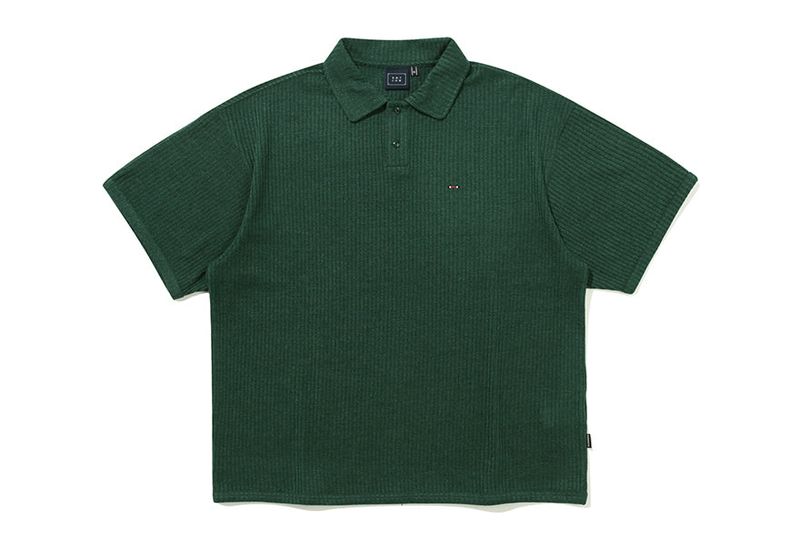MINIMAL LOGO KNIT POLO_GREEN