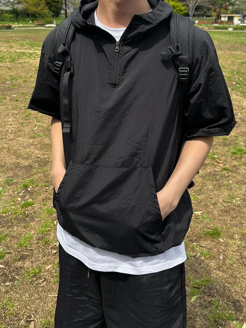 Terry Anorak Nylon Hooded Setup