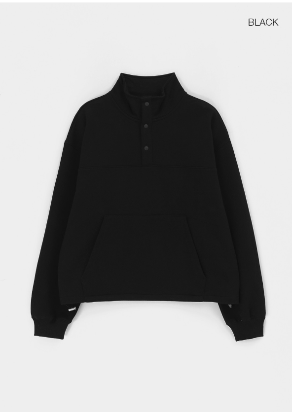 BLACKUP（ブラックアップ）の「[B-BASIC] Heavy Cotton Anorak Man to Man（Tops）」
