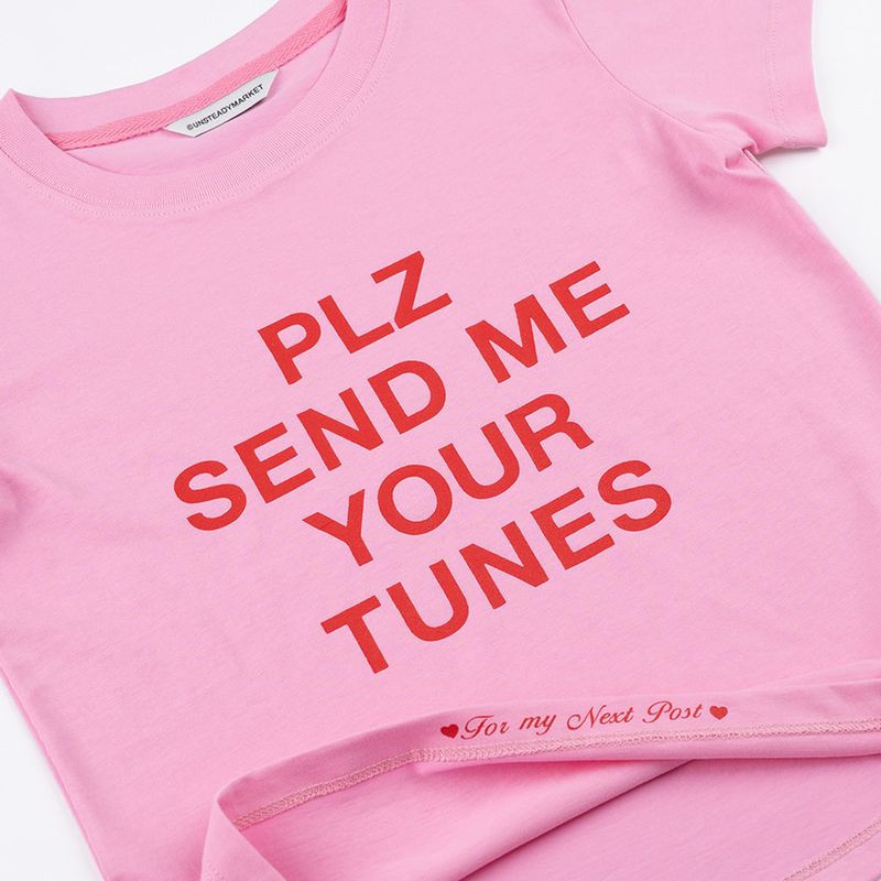 Lettering Tee_Pink