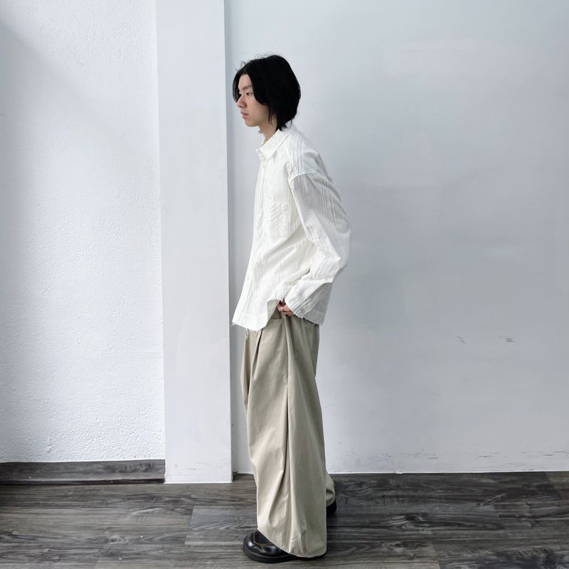 Frayed Textured Shirt