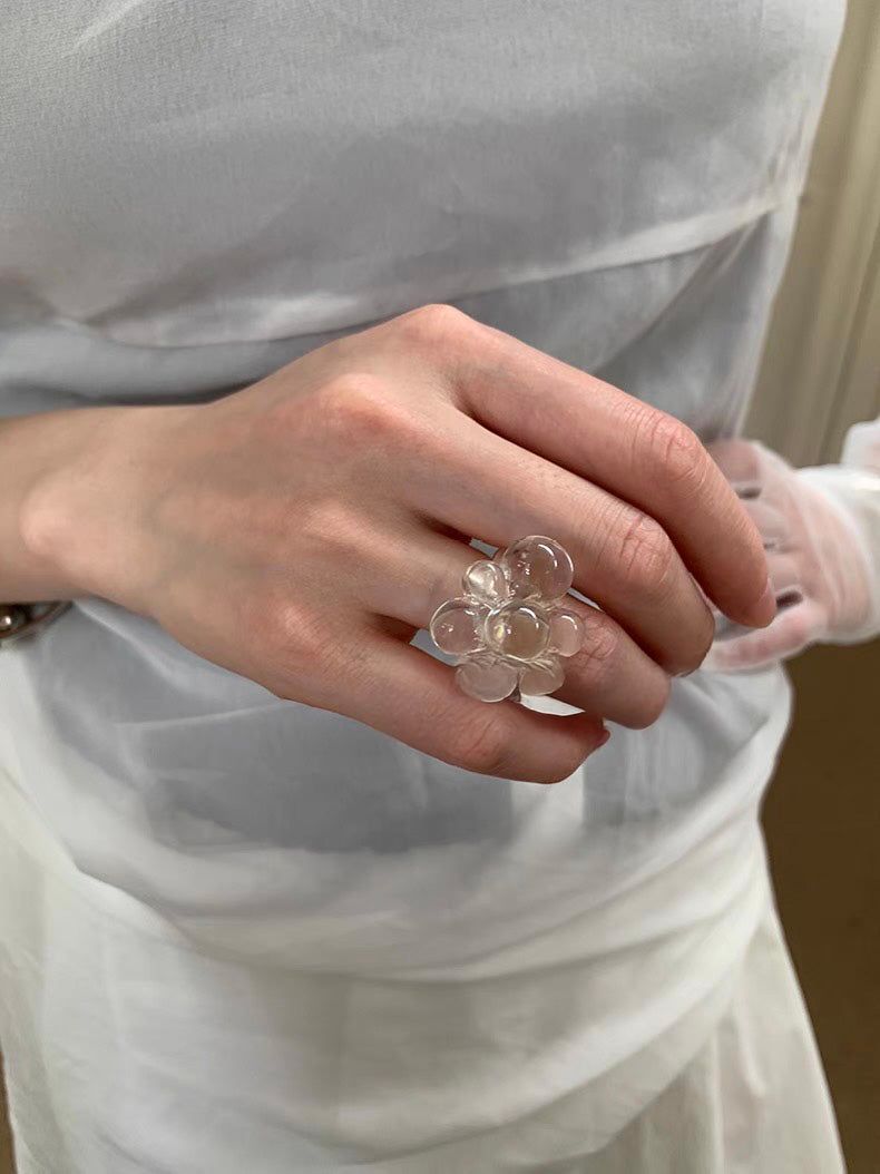 Water cloud bold ring