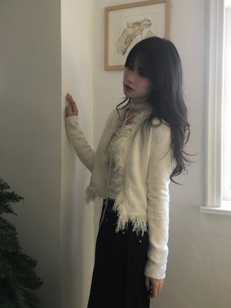 Elsa Fringe Cardigan