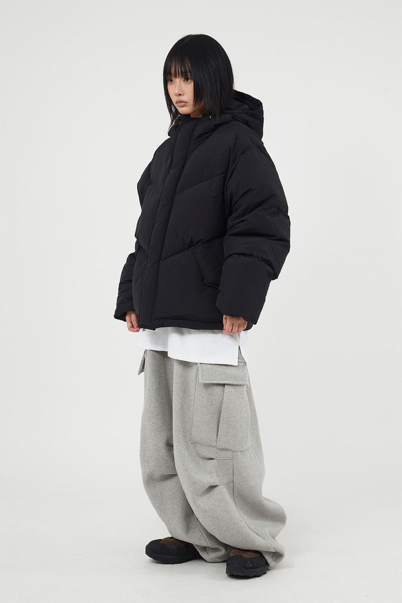 Storm hooded down padded jumper