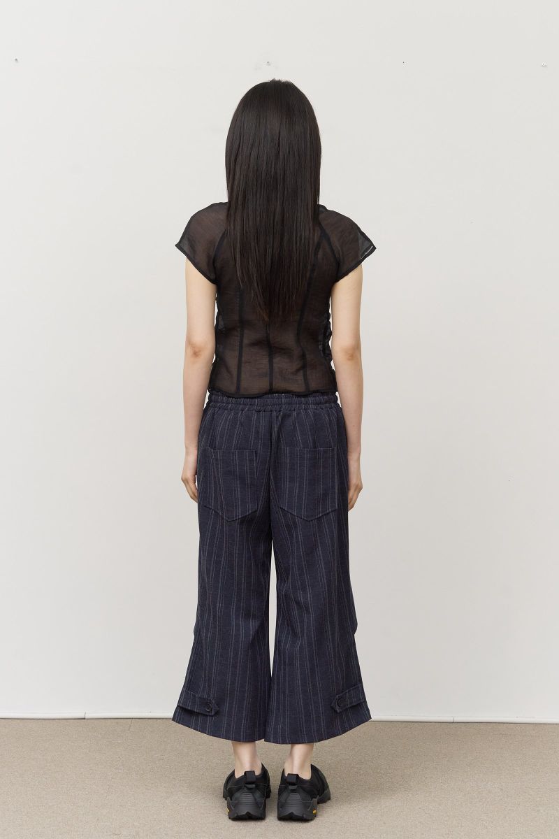 (W) Peony Wrinkled Blouse