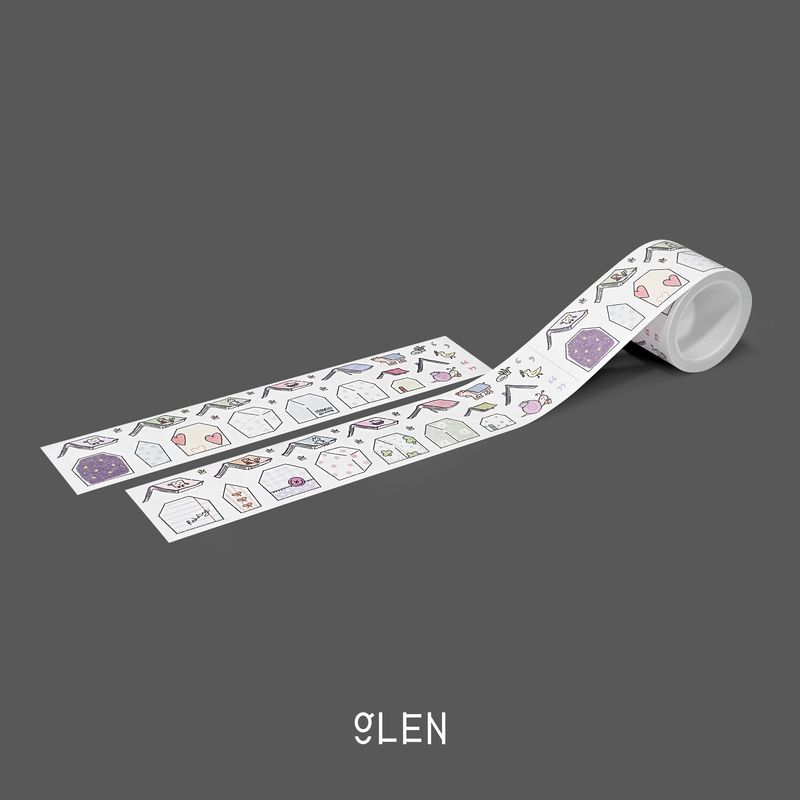 GLENの「ライタブル ペーパー ブック ブレイクタイム キスカット テープ（雑貨/ステーショナリー）」