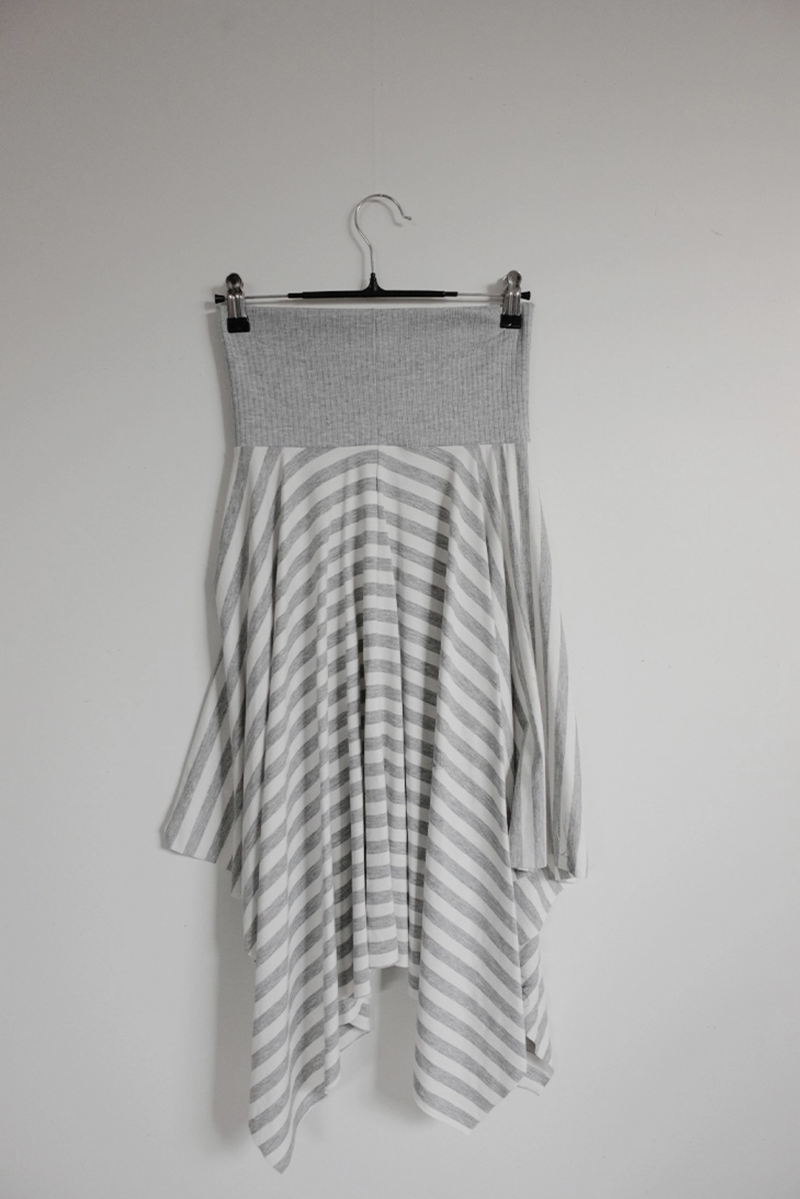 comfy stripe skirt (2c)