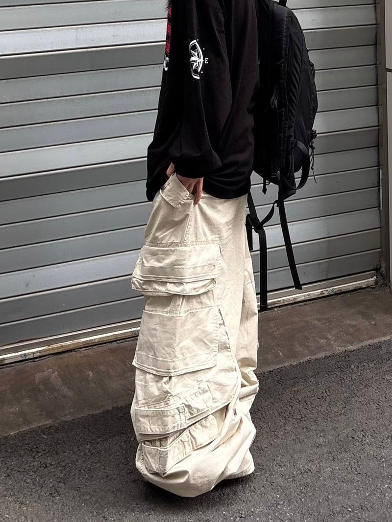 module velcro multi cargo pants