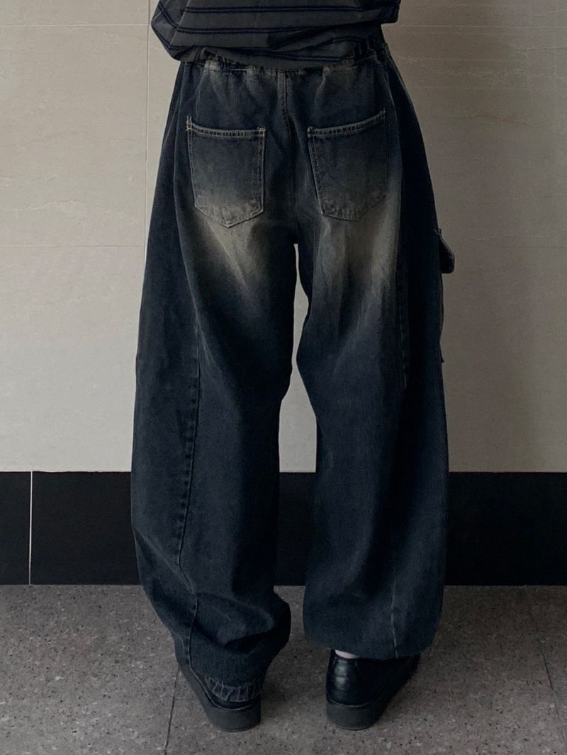 Nueva Cargo Balloon Denim Pants
