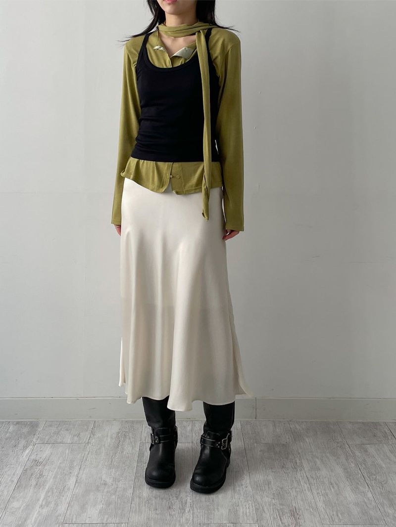 Ribbed sleeveless top