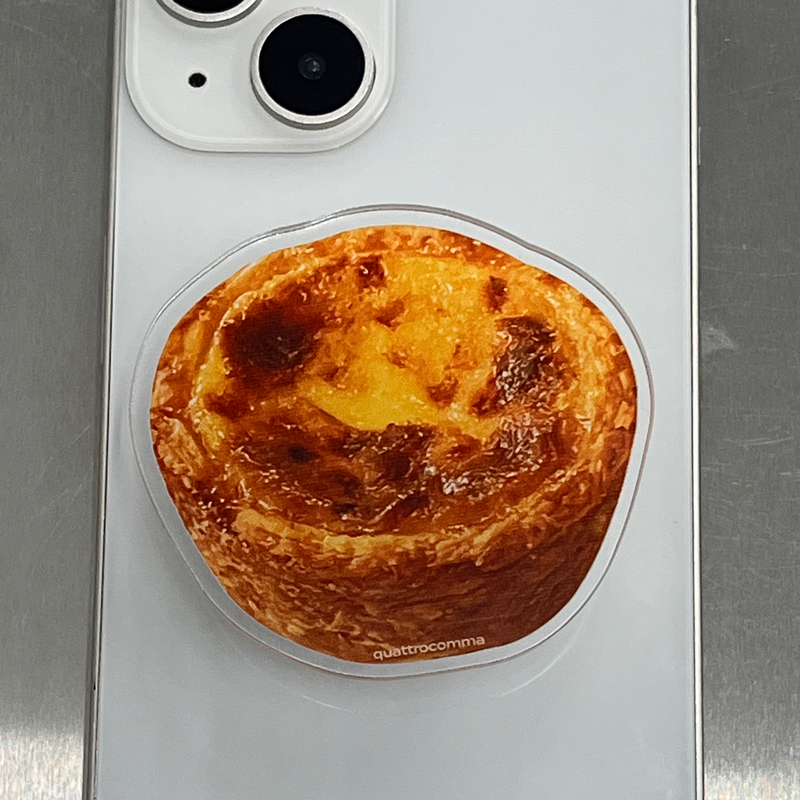 egg tart cookie dessert smart tok(sticker type)