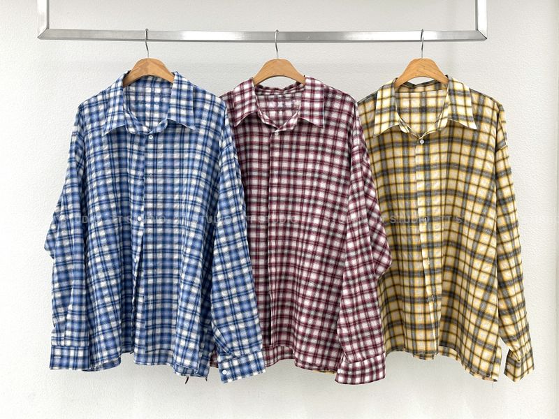 Linen checkered shirt