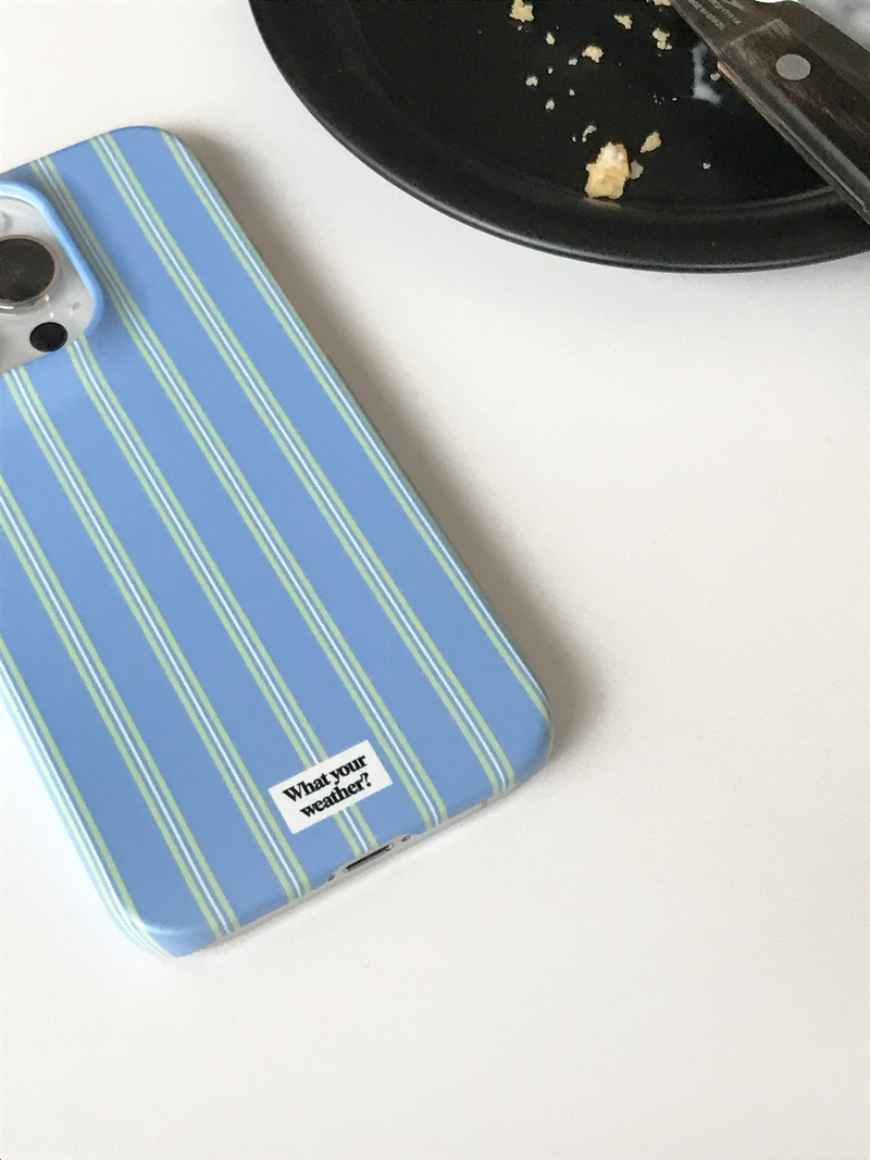 tiny weather(タイニーウェザー)の「pajama hard case-blue(Smartphone Accessories)」