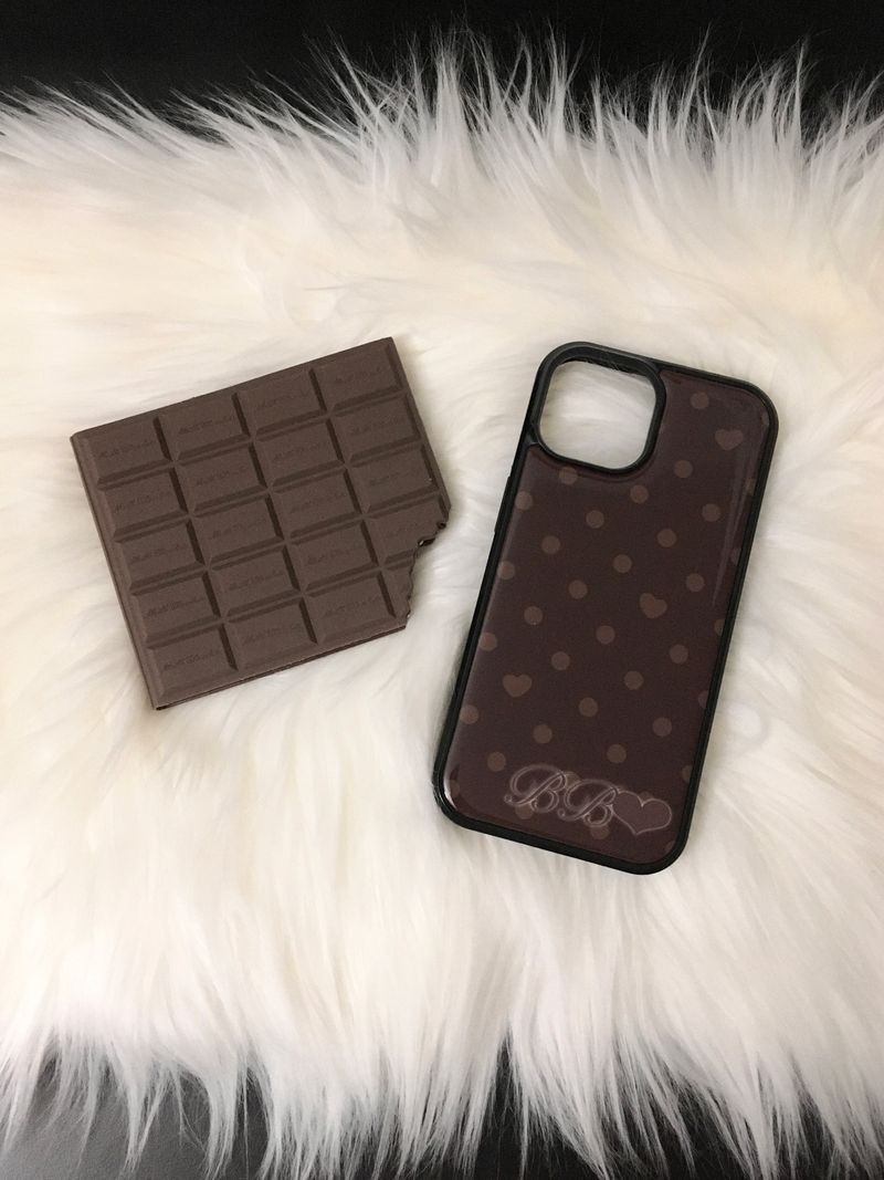 ラブ ドット バレンタイン ケース ラブチョコケース エポキシ バンパー