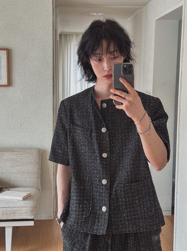 Lione Tweed Half Jacket