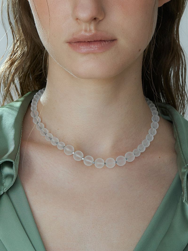 Silver925_Gradation White Quartz_N (2colors)