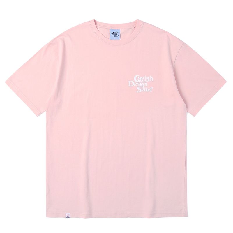 cavish（カビシ）の「SELLER LOGO SS TEE PINK(CV2BMMT500A)（Tops）」