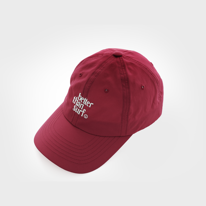 BETTER THAN SURF（べターザンサーフ）の「SMILE LOGO BEACH CAP - VIVA MAGENTA（Hats）」