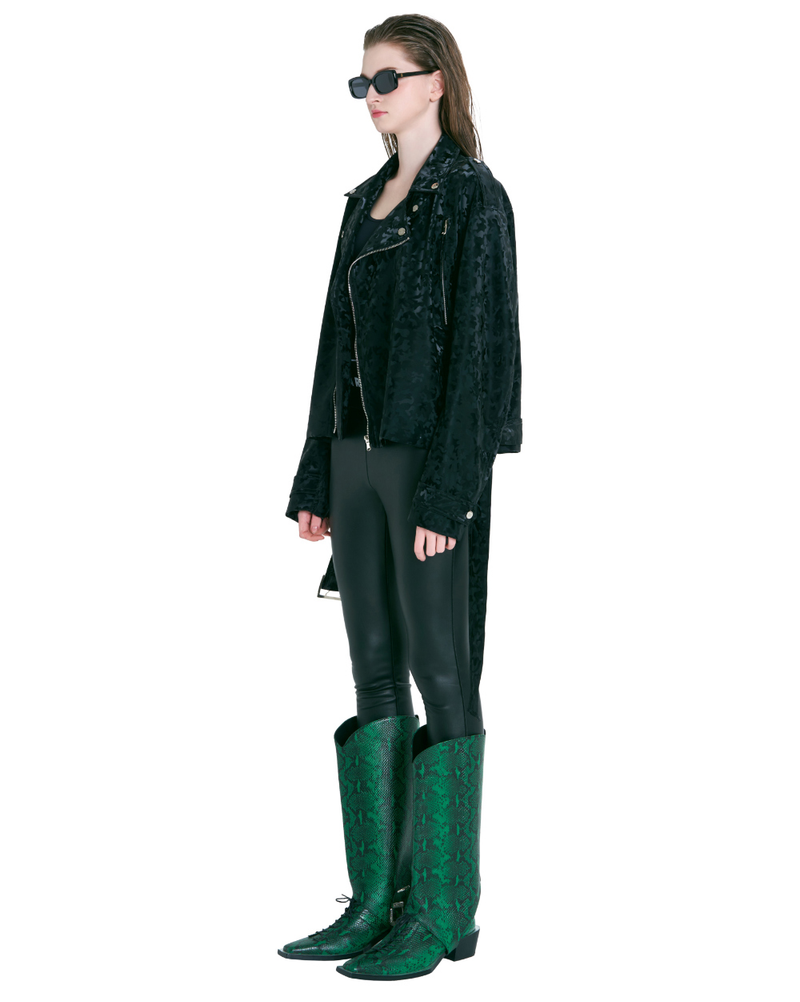 Faux Leather Biker Jacket