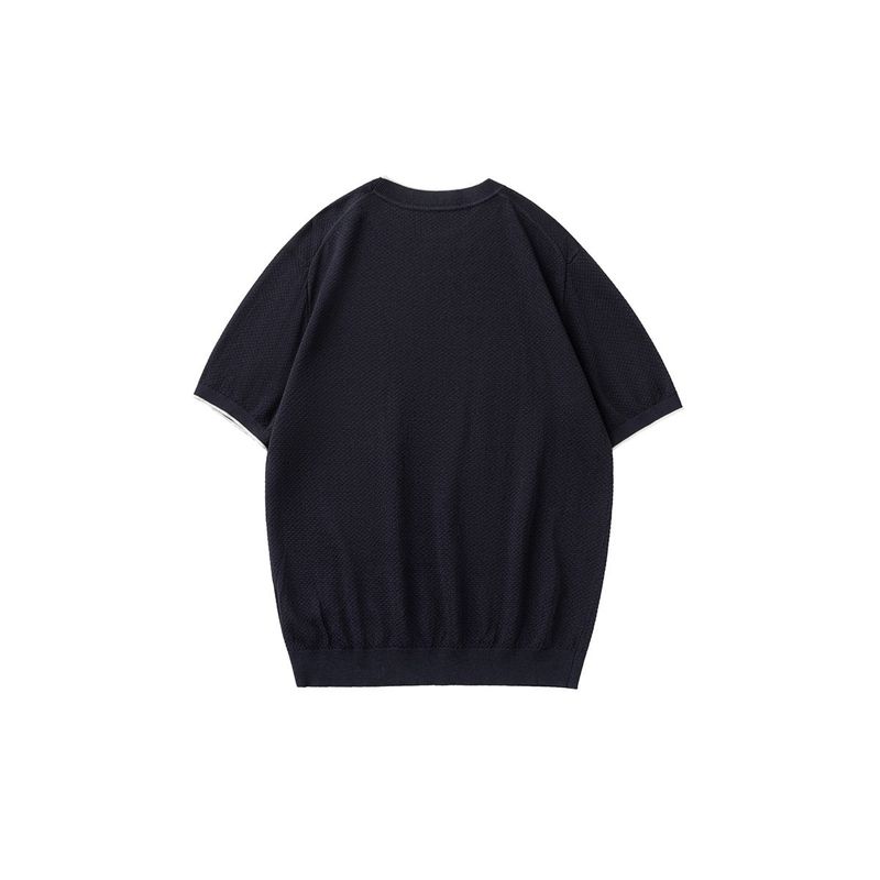 Noah Contrast Knit Tee