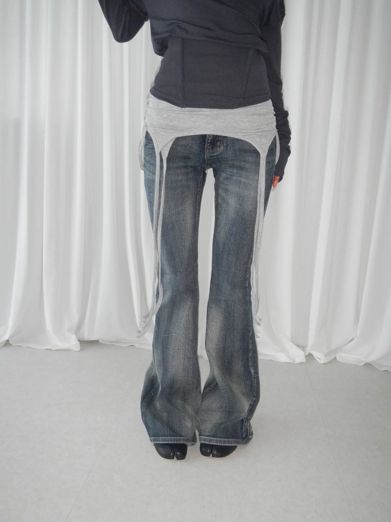 sister washing dyeing bootcut