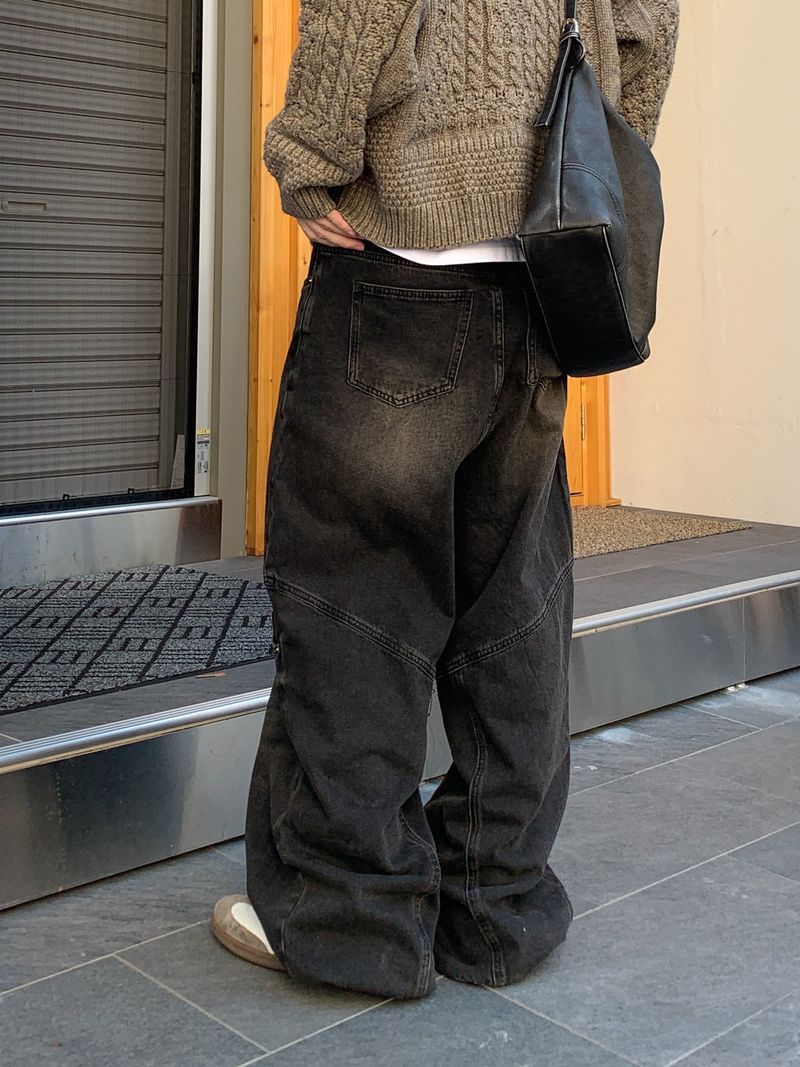 Mir double pocket denim pants