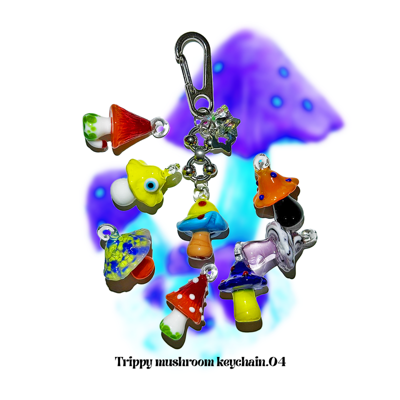 3amgang（スリーエイエムギャング）の「Trippy mushroom keychain.04 (8type)（Toys/Key Holders）」