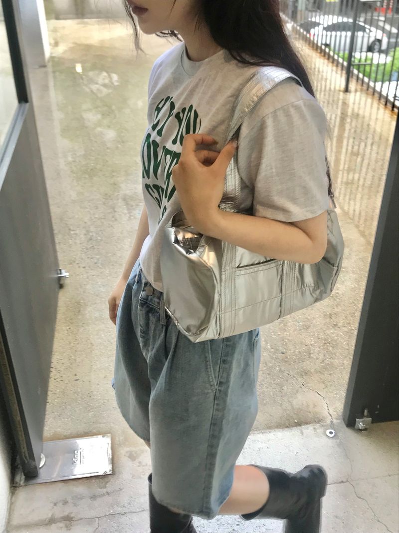 Moana denim half pants