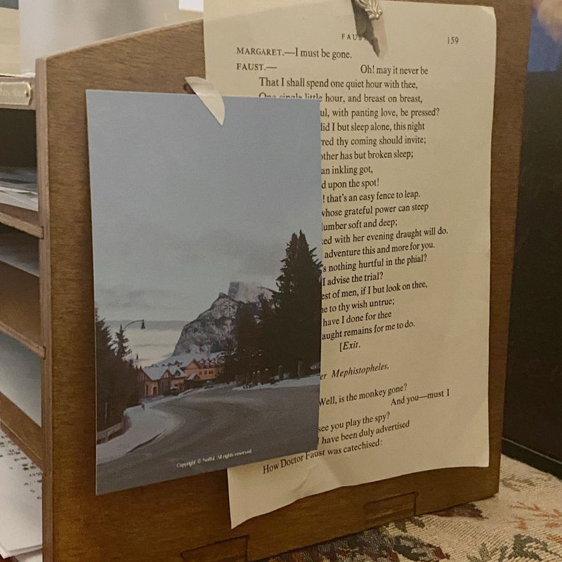 Winter postcard