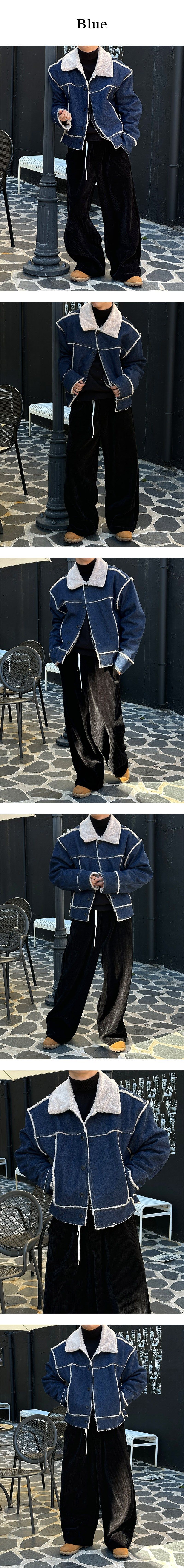 [F/W] Cutting denim overfit mustang(2color)