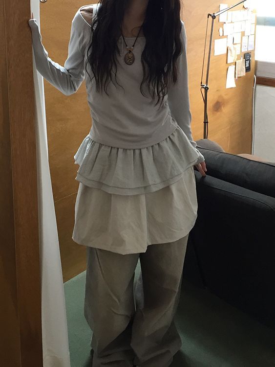 seezul（シーズル）の「mari layered frill t-shirts（Tops）」
