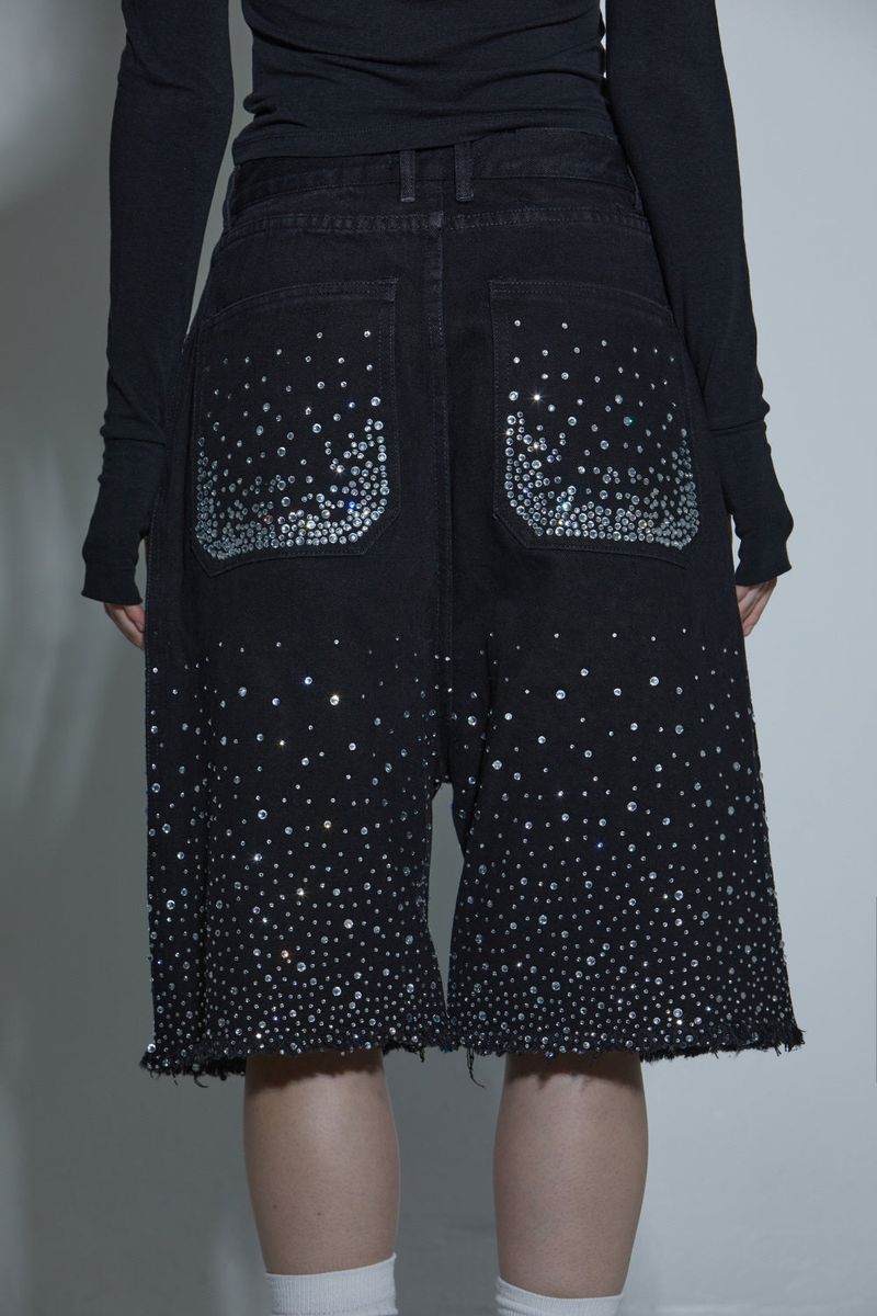 DIA BERMUDA PANTS -BLACK