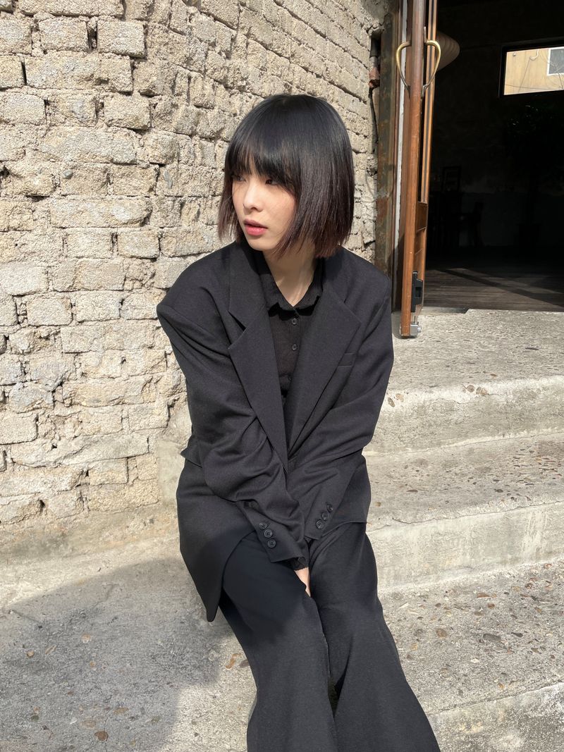 Umeda set up collar jacket