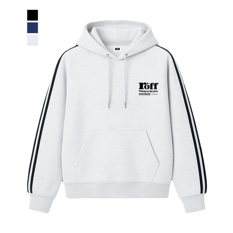RANDOMOFF(ランダムオフ)の「RÖFF TYPE PLAY SPACE MINI TRACK OVER FIT HOODIE (3color)(Tops)」