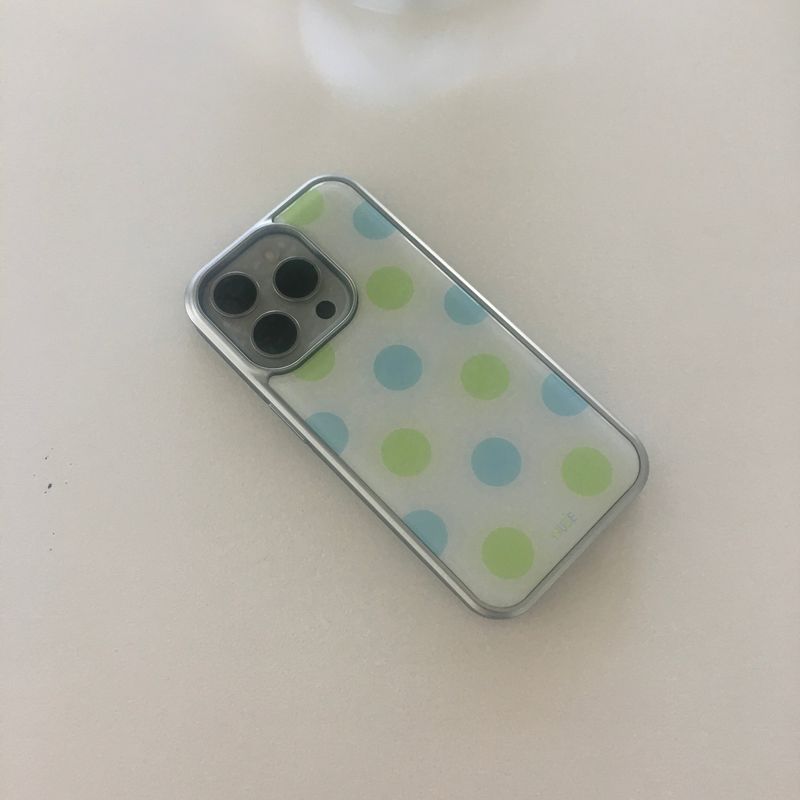 wish dot silver epoxy case 