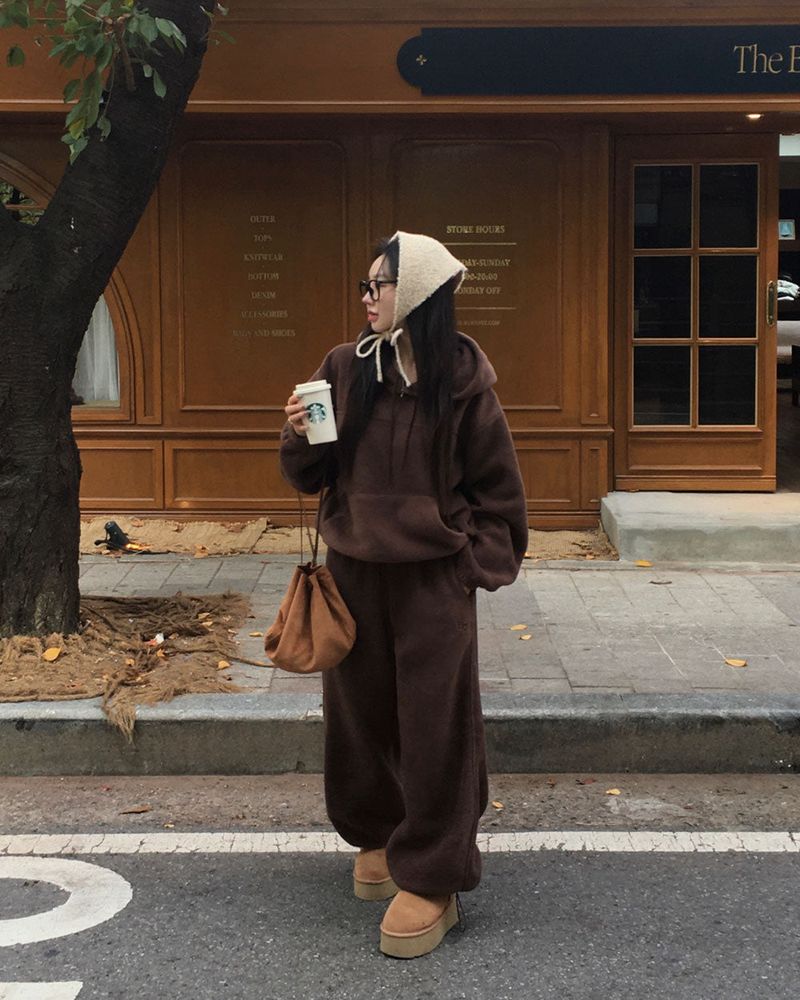 [BELLIDE MADE] fleece wide training setup