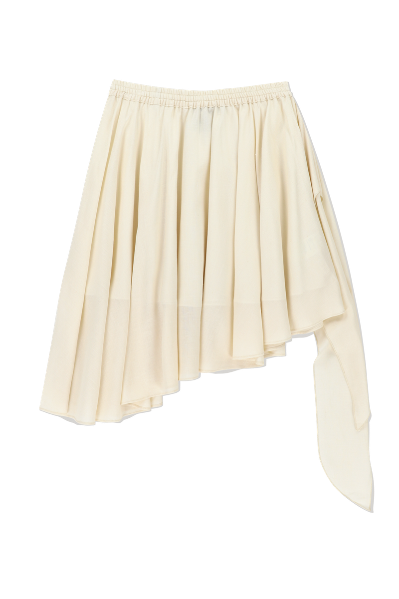 RIBBON FLARE SKIRT